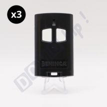 Beninca TO.GO 2 A - 3er Set 2-Kanal Fernbedienungen 433,92 MHz für Tor/Garage - ARC Codierung - Kompatibel ONE.2WO / ONE.2WB / ONE.2WI / ONE.4WB