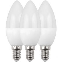 Lot de 3 ampoules led E14 6W Equi.40W 470lm 15000H Primer Leader