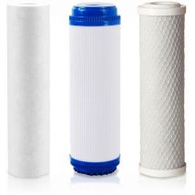 Pack 3 Filtros de agua para Osmosis Inversa Universal 5 etapas