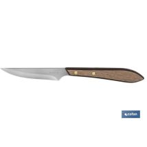 Packung Mit 3 Tafelmessern Mit 10 Cm Klingenkante, Walnussfarbenes Gulaschmodell