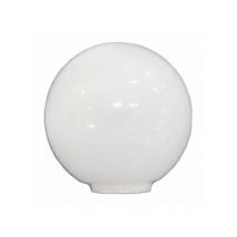 Pack 3 Abat-jour boule verre opale 14 cm bouche 5cm