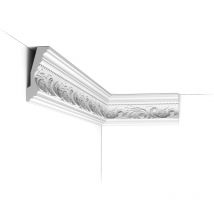 C201 Corniche plafond Orac Decor - 11,5x5x200cm (h x p x l) - moulure décorative polyuréthane Pack 2 pièces