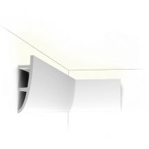 Orac - C374 Corniche Eclairage Indirect Polyuréthane Decor Luxxus Ulf Moritz - 18 x 5cm (h x p) a l'unité