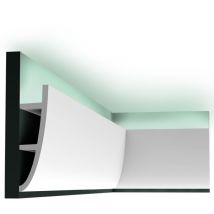 C374 Corniche Eclairage Indirect Polyuréthane Orac Decor Luxxus Ulf Moritz - 18 x 5cm (h x p) Pack 2 pièces