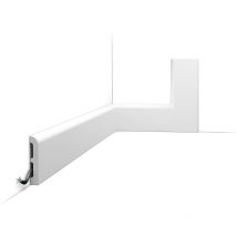 SX184 Plinthe Orac Decor - 11x1,3x200cm (h x p x l) - plinthe décorative polymère Pack 2 pièces / a peindre