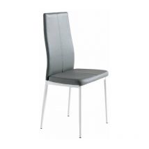 Pdcor - Pack 4 sillas marta en acabado gris 42 x 47 x 98 (largo x ancho x alto)