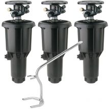 Rain Bird - pack 5 aspersor maxi paw llave montaje maxi paw aspersor de riego automatico de alta eficiencia para jardines alcance de alcance 670 a