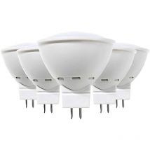 O91 - Lot 5 ampoules led GU5.3 6W Equi.50W 540lm 3000K 15000H Primer Leader