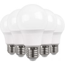 Lot 5 Ampoules led Standard E27 9W Equi.60W 806lm 3000K 15000H Primer Leader