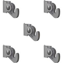 Pack 5 crochets tableau auto-bloquants 40 kg 4x4 mm - Accessoire Cimaise Artiteq