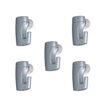 Pack de 5 crochets réglables à vis H50 pour tableau - 5kg - 2 mm - Accessoire Cimaise Newly