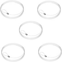 Pack 5 fils perlon transparents à oeillet 2 mm - 300 cm - Accrochage Tableau Artiteq - longueur : 300 cm