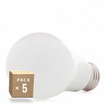 Confezione da 5 lampadine led E27 5W 421Lm 2700oK 40.000H [HO-ED-B3-E27-5W-WW-PK5-AP]