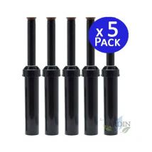 Lot de 5 Diffuseur d'arrosage Toro LPS415 avec buse réglable, portée 4,5 mètres, Tuyère d'irrigation hauteur de tige 10 cm