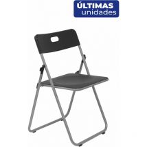 Pack 6 sillas plegables Opti547 plástico negro