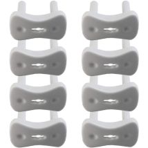 Lot de 8 protections de prise Europlug – Protection enfant – Plastique diélectrique – Compatible prises type C