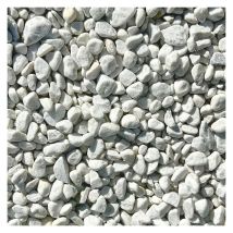 Big Bag Express - pack 800kg Galet de Marbre Blanc de Carrare ø 12/16 mm (32 Sacs x 25kg) - Livraison standard