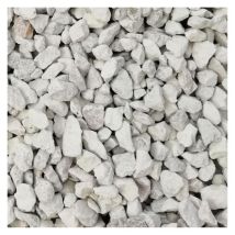 Big Bag Express - pack 8M² Gravillon eco Blanc/Gris/Beige Calcaire ø 6/14 mm (16 x Sac de 25Kg +/- 400Kg ) - Livraison standard