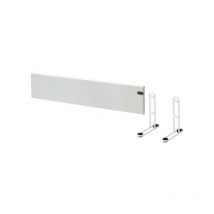 Adax - Pack Radiateur électrique blanc - 1200 w - 1450x200x90mm - Neo Basic NL12 kdt - Pieds pour radiateur l blancs - 195x145mm