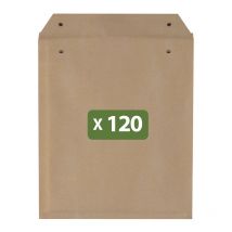 Lot 120 enveloppes à bulles kraft - 30 x 21 cm - Expédition facile - Ultra renforcée - Opaque - Pack And Move