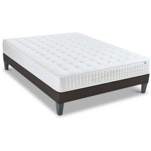 Literie Ensemble apollon 90x190 cm Matelas Mémoire de forme + Sommier Bois - Olympe