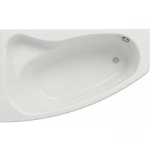 Glass - Baignoire asymétrique gauche 160x100 Sicilia sans tablier