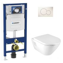 Pack Bati support Geberit et Combi-Pack Duravit D-Neo sans rebord