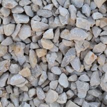 King Matériaux - pack big bag 160M² Ballast Blanc Beige 20/40 = 8 Big Bag 1,5T