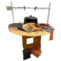 Mirichaud - Pack Brasero 95 cm con su kit completo corten