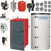 Unical - Pack chaudière bois Fokolus fk 30 + Ballon tampon 1000 l