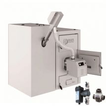 Pack mixte chaudière granulés / pellets / bois Combi 25 Bmax Accessoires Avec réservoir 900 litres - 450 kg