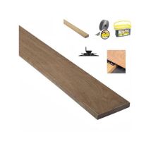 Deckibois - Kit Terrasse 40m² En Bois Exotique Ipe Longueur 1850mm Avec Clips Inox, Lambourde, Cale De Ventilation, Plot Pvc Et Bande Bitumineuse