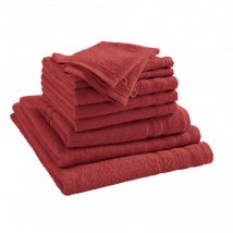 Pack complet éponge 10 pièces 'Spa' salle de bain / 400 gr/m² - 'Spa' Cuivre