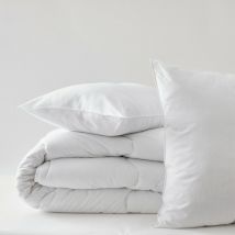 Pack Couette Blanrêve très chaude 140 x 200 + Oreiller 60 x 60 + Oreiller 45 x 70 Polycoton 'Confort' traité Anti Acarien