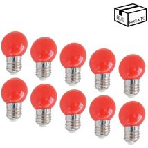 Pack De 10 Bombillas led E27 1W De Un Color