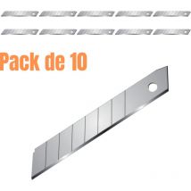Pack de 10 lames de cutter L.108mm
