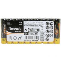 Pack de 10 pilas alcalinas aaa, 1,5 v Pairdeer Pairdeer