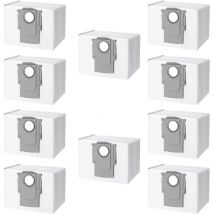 Bluedeer - Paquet de 10 sacs à poussière pour aspirateur robot Roborock S8+/S8 Pro Ultra S7 MaxV Ultra S7 Pro Ultra Q7+ Q7 Max Plus Q5+ T8, sac