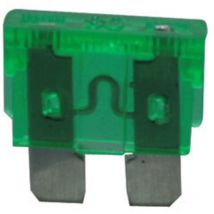 Fusible plat pour voiture 30 ampères Dimensions 19x19mm Vert Amf-30a 06.185/30