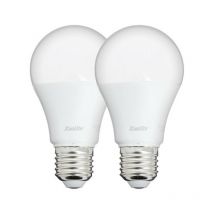 Lot de 2 ampoules led A60 - culot E27 - classique - PACK2EE806GCW - Xanlite