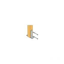 Pack de 2 pcs Kit Vis 10X110 mm pour Poteau Ancrage 9X9 Alce