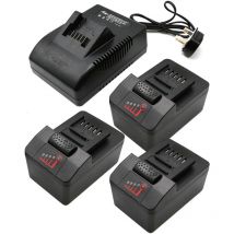 Pack de 4) 3X Batterie pour Snap On CTB8185 18V 4000 mAh pour Snap On Batterie CTB7185 CTB8187 pour Snap On CT7850 CDR7850H CTL7850 CTB7185 CTB8185