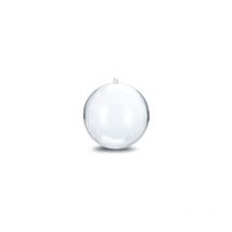 Inferramenta - Pack de 4 boules transparentes 6 cm en plexiglas pour sapin de Noel De'coupage de de'coration de Noel pour l'inte'rieur et l'exte'rieur