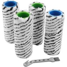 Pack de 4 brosses à rouleaux en pierre pour Kärcher FC7 FC7 FC5 FC5