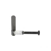 Pack de 4 équerres de fixation pour porte de foyer