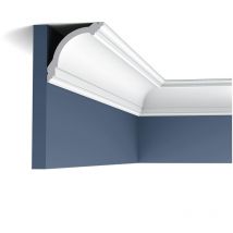 Corniche Moulure Cimaise Décoration de stuc Orac Decor CB512N basixx Profil décoratif du mur et du plafond 2 m