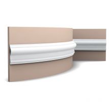 Orac - Pack de 4 mètres de Cimaise flexible PX202F - 200 x 7,5 x 2,0 - Cimaise Décor - l 200 x h 7,5 x l 2 cm decor