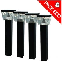 Pack de 4 bornes Liberty 32 LED SMD 9W H59cm Lumihome