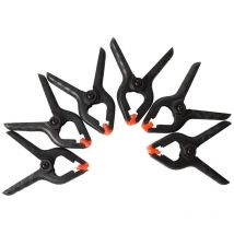 Pack de 6 Pinzas de Resorte 65mm Kinzo