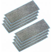 Pack de 8 tampons de vadrouille humides lavables et réutilisables pour iRobot Braava Jet m6 (6110) (6012) (6112)- Trimec